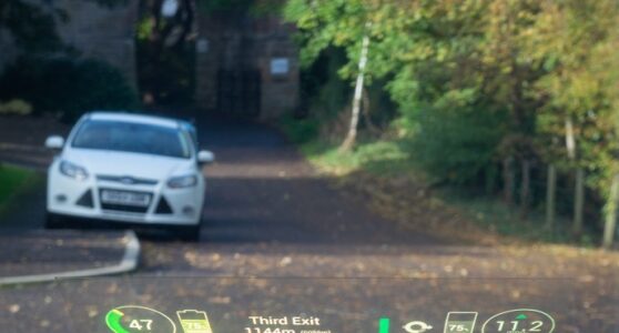 Pioneering display technology keeps drivers focused