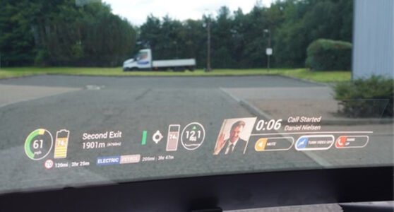 Holographic Film Key Element in New Automotive Head-up Display