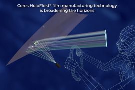 Ceres Holographics teams for HUD laser projection system