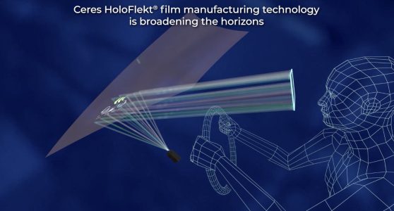 Ceres Holographics teams for HUD laser projection system